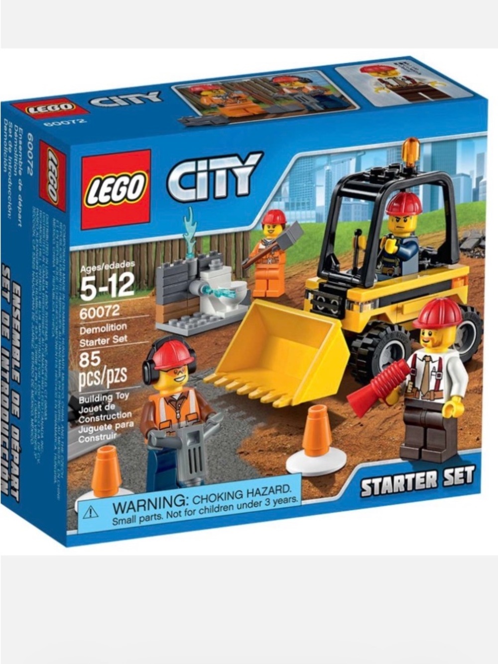 Lego City 60072 Demolition Starter Set